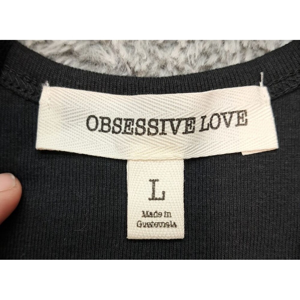 Obsessive Love Tank Top Womens Sz Large Nashville Wild West Tennesee Country - Picture 4 of 6